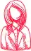 Illustration einer Beraterin